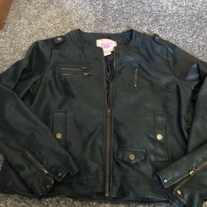 Fo-leather jacket